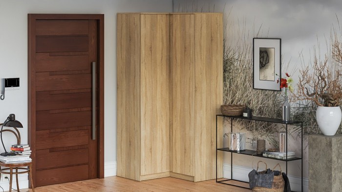 Мори угловой шкаф МШУ960.1, дуб сонома