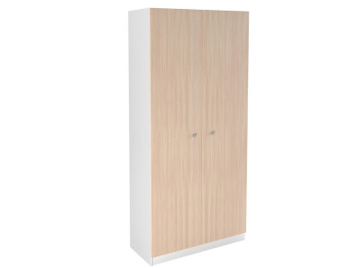 Шкаф прямой 45 Белый/Дуб молочный