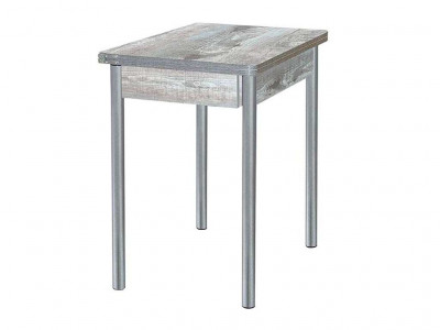 Глайдер стол обеденный / бетон темный/металлик