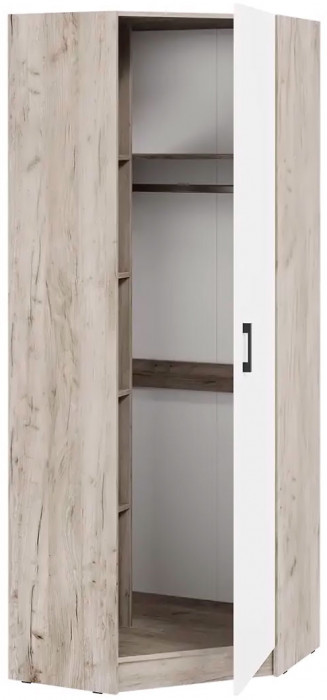 мс для прихожей Вега ШКУ дуб крафт серый/белый