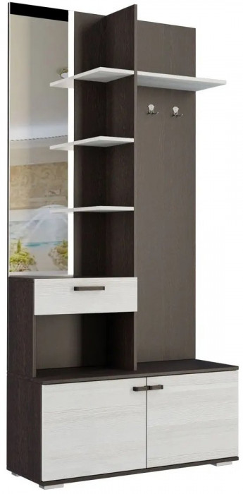 Модульная прихожая Инес (композиция 1) (Венге / лоредо)