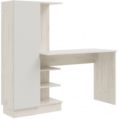 Модульная детская Юниор-4, композиция 2 (Шарли белый, Крафт белый)