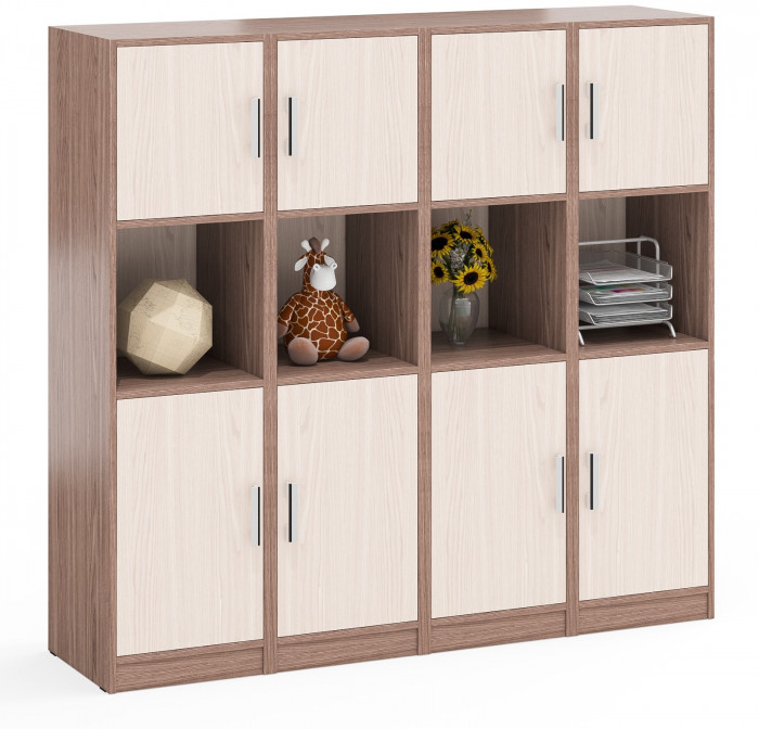 Четыре Пенала С-МД-СК9П к компьютерному столу С-МД-СК9, ясень шимо светлый/ясень шимо тёмный