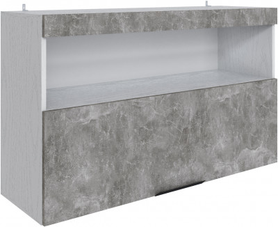 Полка навесная Мадрид ПН-1 (1,1) белый/ателье светлое