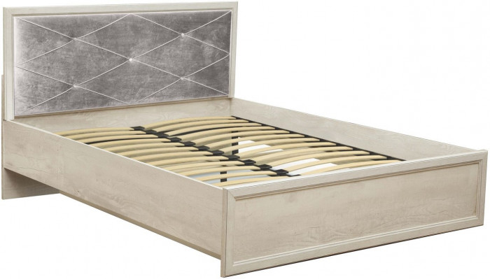 Кровать двуспальная с ортопедическим осн. 32.25-01 Сохо (1400) бетон пайн белый