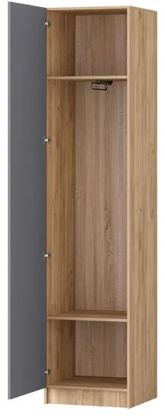 Пенал Артек, Графит/Дуб крафт золотой