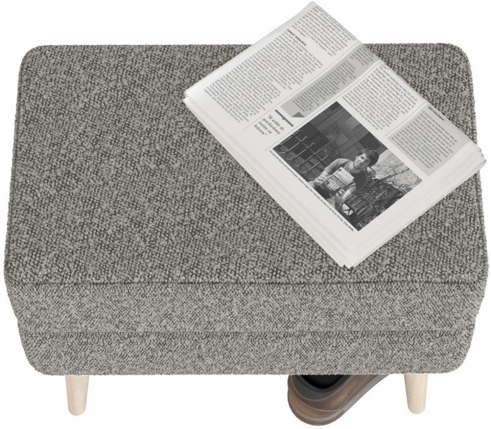 Банкетка 6-5138ТКШтем.серый Тифани, ткань тёмно-серая