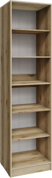 Шкаф Мадрид (0,6) с полками без зеркала, Дуб делано