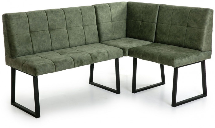 Модульный угловой диван Реал Мохито/Черный муар