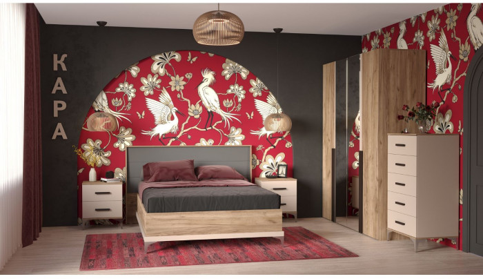 Кровать с ортопедическим основанием Кара 10 140х200