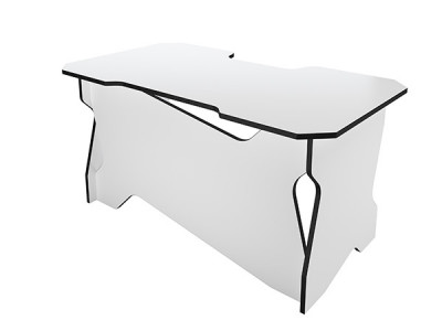 Игровой компьютерный стол RVG Белый/Черный 160