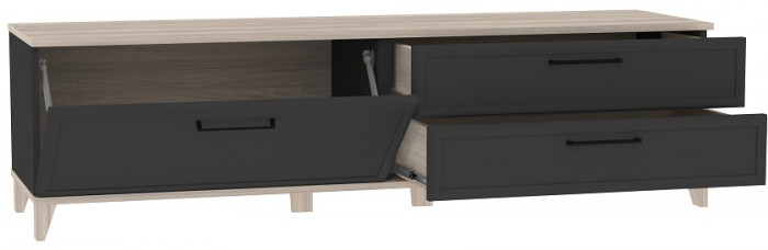 Тумба под телевизор Аурелио 3, антрацит