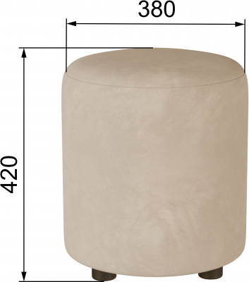 Пуф Рой бежевый