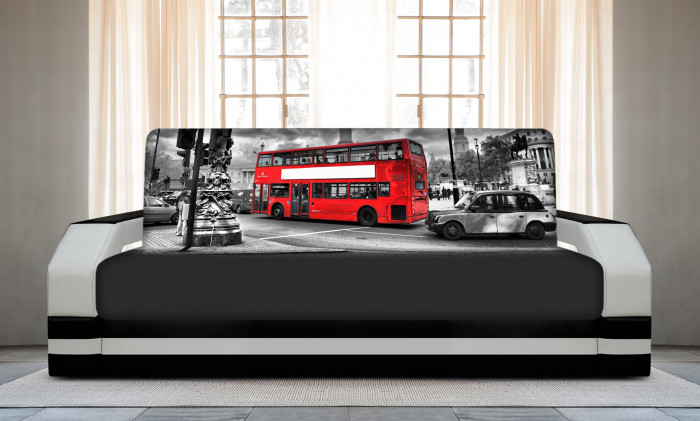 Диван книжка с принтом Автобус 1