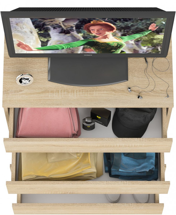 Мори Комод МК800.4, дуб сонома