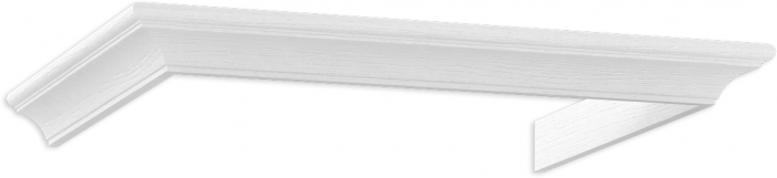 Ливерпуль Комплект карнизов 500, цвет ясень ваниль, ШхГхВ 58,2х43,5х3,2 см.