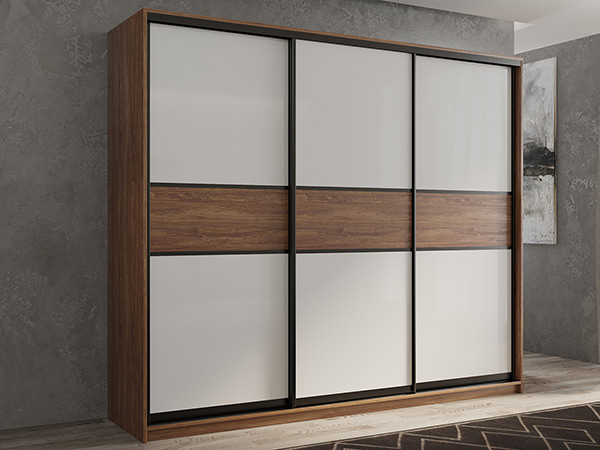 Шкаф-купе Кааппи 11 Морское Дерево Винтаж 180х60х230 см