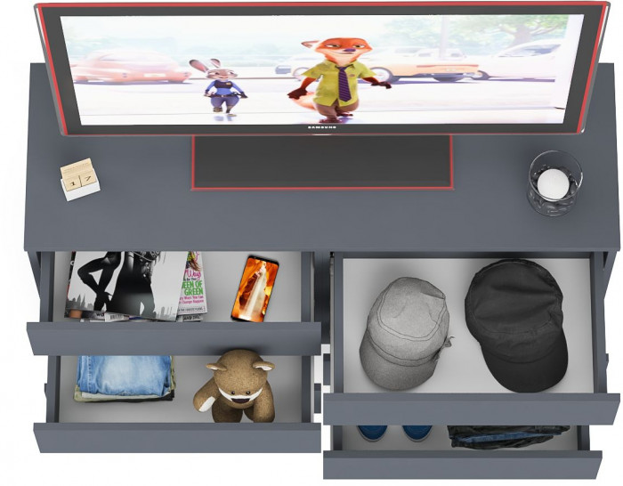 Мори Комод МК1200.6, графит