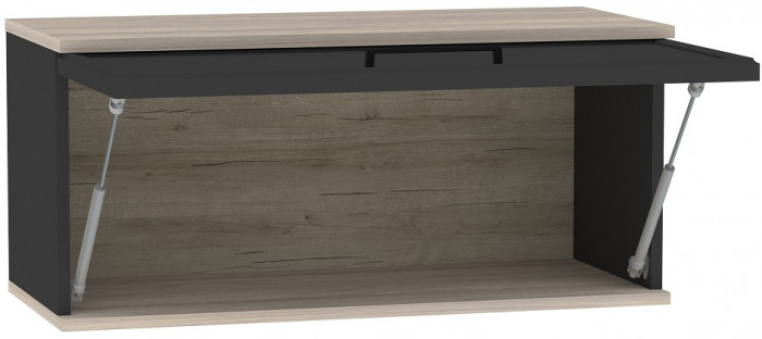 Шкаф навесной Аурелио 4, антрацит