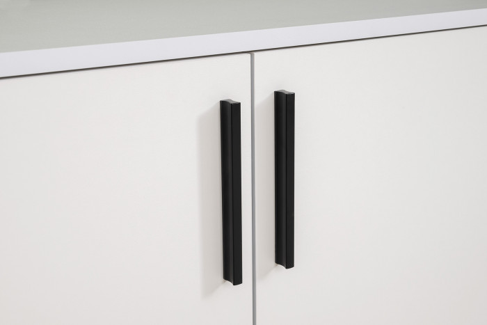 Эйр Гостиная 16.55 Тумба под ТВ, белый шагрень