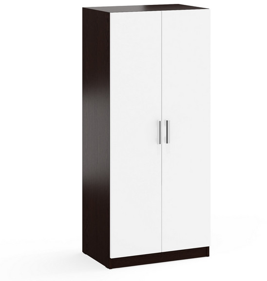 Шкаф С-МД-СК9Ш к компьютерному столу С-МД-СК9, цвет венге/белый шагрень, ШхГхВ 70х45х160 см.