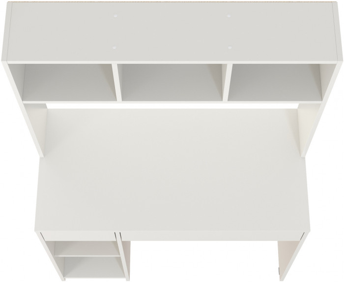 компьютерный стол Комфорт 12.77F, белый шагрень