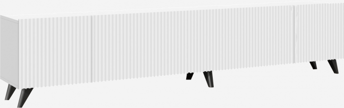 Тумба ТВ Сканди с опорами (Серый шифер / Грин Грей софт)