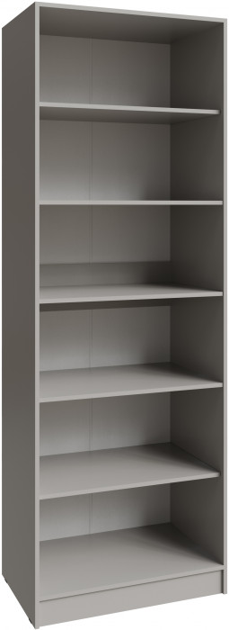 Шкаф Мадрид (0,8) с полками с зеркалом, Кашемир