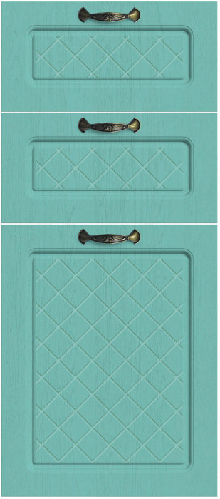 Ф-23 Модена (ШН3Я 400) МДФ дуб бирюза