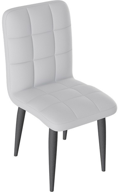 Франк ДП 2-17 Стул (конус) (Графит/Кожзам Серый)