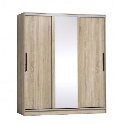 Шкаф-купе с зеркалом Strike 1800 Сонома
