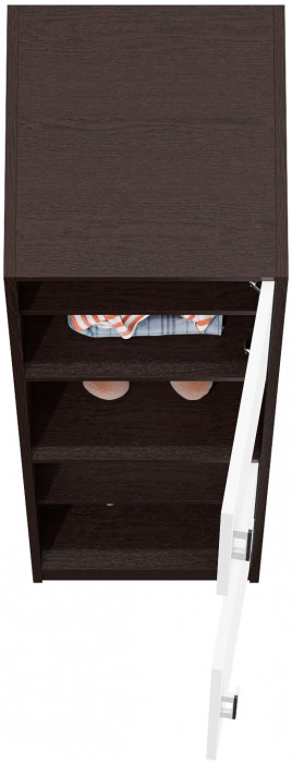 Пенал С-МД-СК9П к компьютерному столу С-МД-СК9, венге/белый шагрень