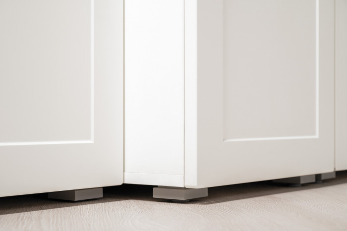 Остин Прихожая 48, цвет белый шагрень/дуб крафт золотой, ШхГхВ 320х54,3х229,6 см., универсальная сборка