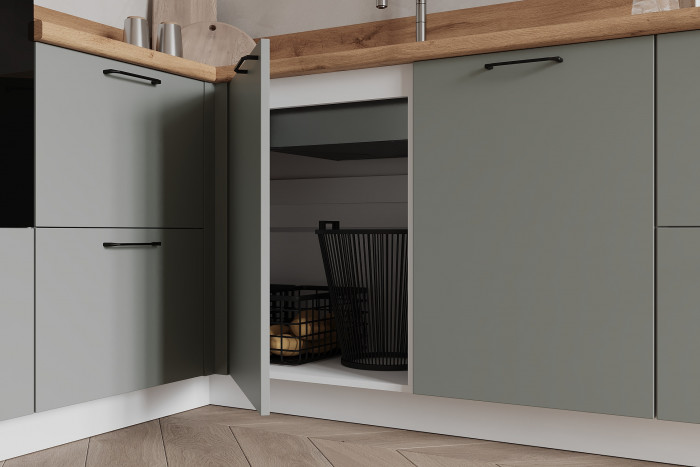 КГ Угловой 1500*2250 (без пм) Эмаль, Олива  Арника РМ в.5