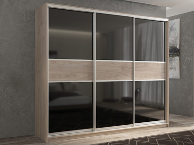 Шкаф-купе Кааппи 12 Кастелло Серый 180х45х230 см