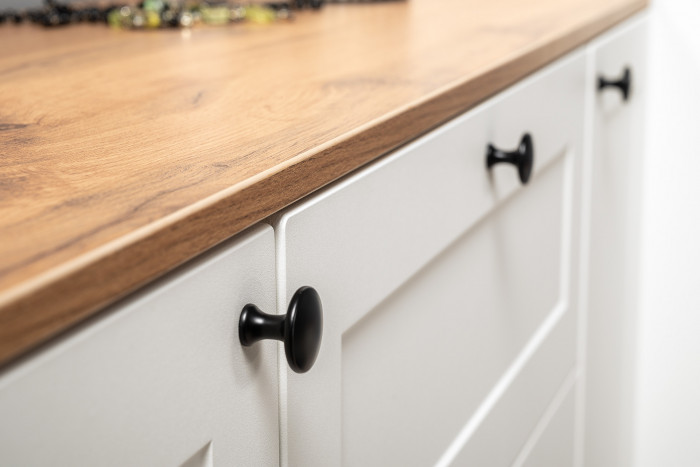 Остин 16.221 Комод + 16.221 Комод + 16.221 Комод, цвет белый шагрень/серый графит/дуб крафт золотой, ШхГхВ 360х41,9х99,3 см., универсальная сборка