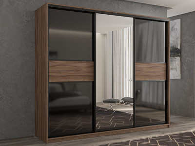 Шкаф-купе Кааппи 9 Орех Тьеполло 210х60х230 см