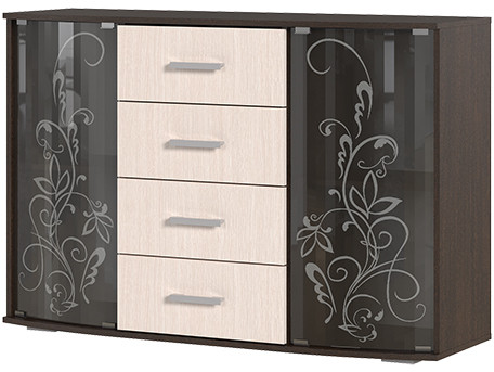 Комод К-7 венге/дуб белфорд