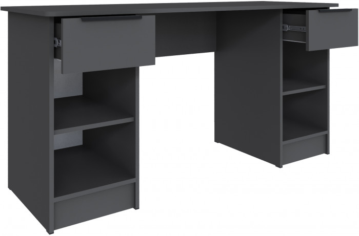 Стол письменный Мадрид (1,5), Графит серый