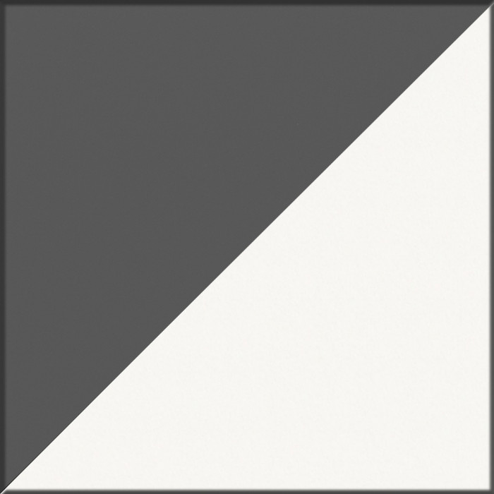 Ксения Кровать с ящиками 0900, графит/белый