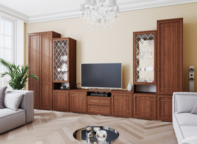 Модульная гостиная Ричард, набор 1, Орех донской