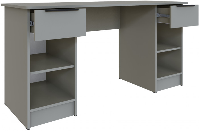 Стол письменный Мадрид (1,5), Камень серый