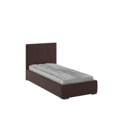 Рио Кровать интерьерная 900 коричневый квадрат, ПМ