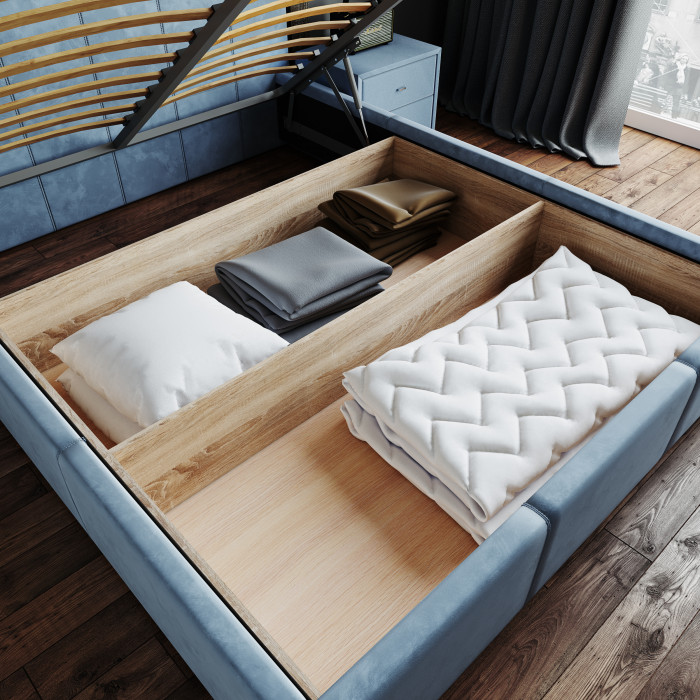 Рио Кровать интерьерная 900 коричневый квадрат, ПМ