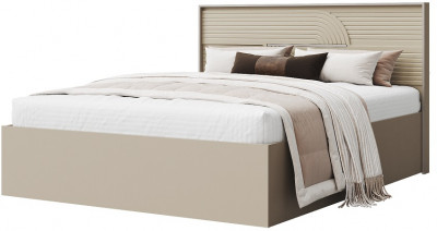 Кровать 160х200 "Монтиз" с подъемным основанием - Персидский жемчуг/Шаде песочный