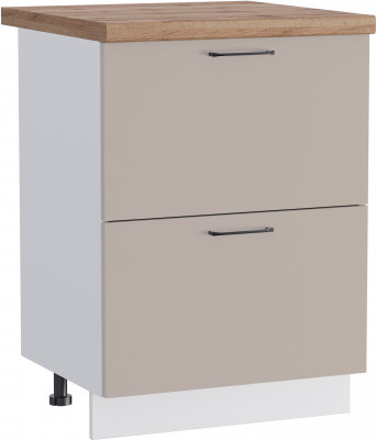 КГ ШН2Я 600 + внутр.ящ 600 Магнолия/Белый гладкий Арника РМ