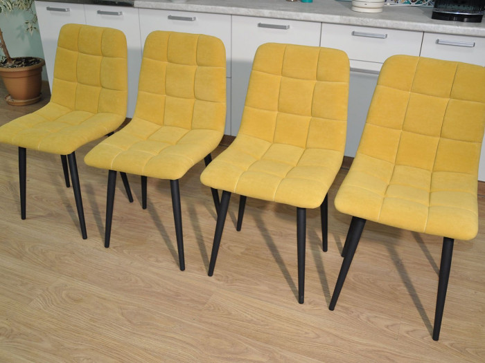 Обеденная группа Колорадо / Стул Х 4 шт. / Велингтон/черный / бид 43