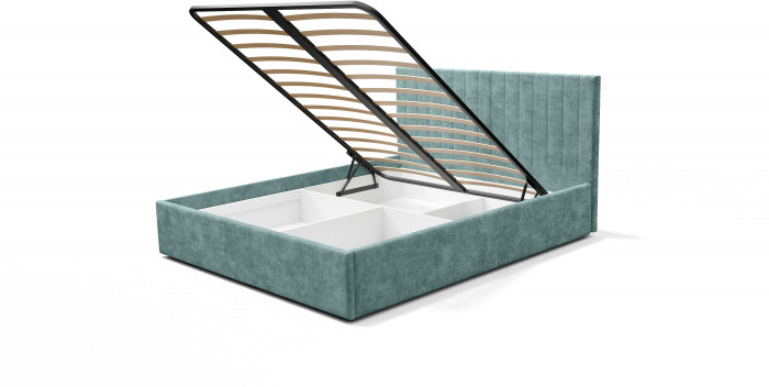 Кровать с подъемным механизмом Хлоя 1,6м, Шарли бриз