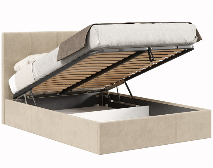 Кровать с подъёмным механизмом 1200 Марсель, бежевый