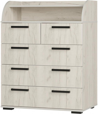 Комод Стандарт №1, Дуб крафт белый